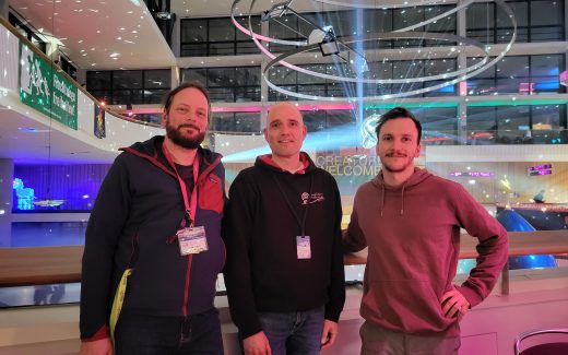 Jan, Axel und Bene auf dem 38C3